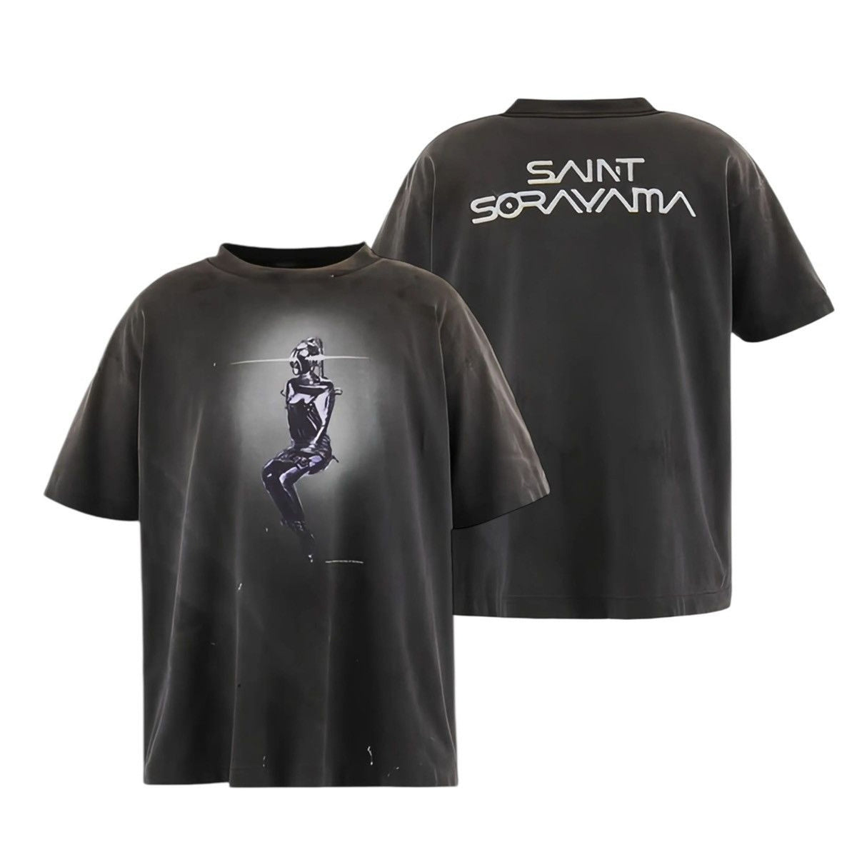 Saint victim Sorayama collaboration tee