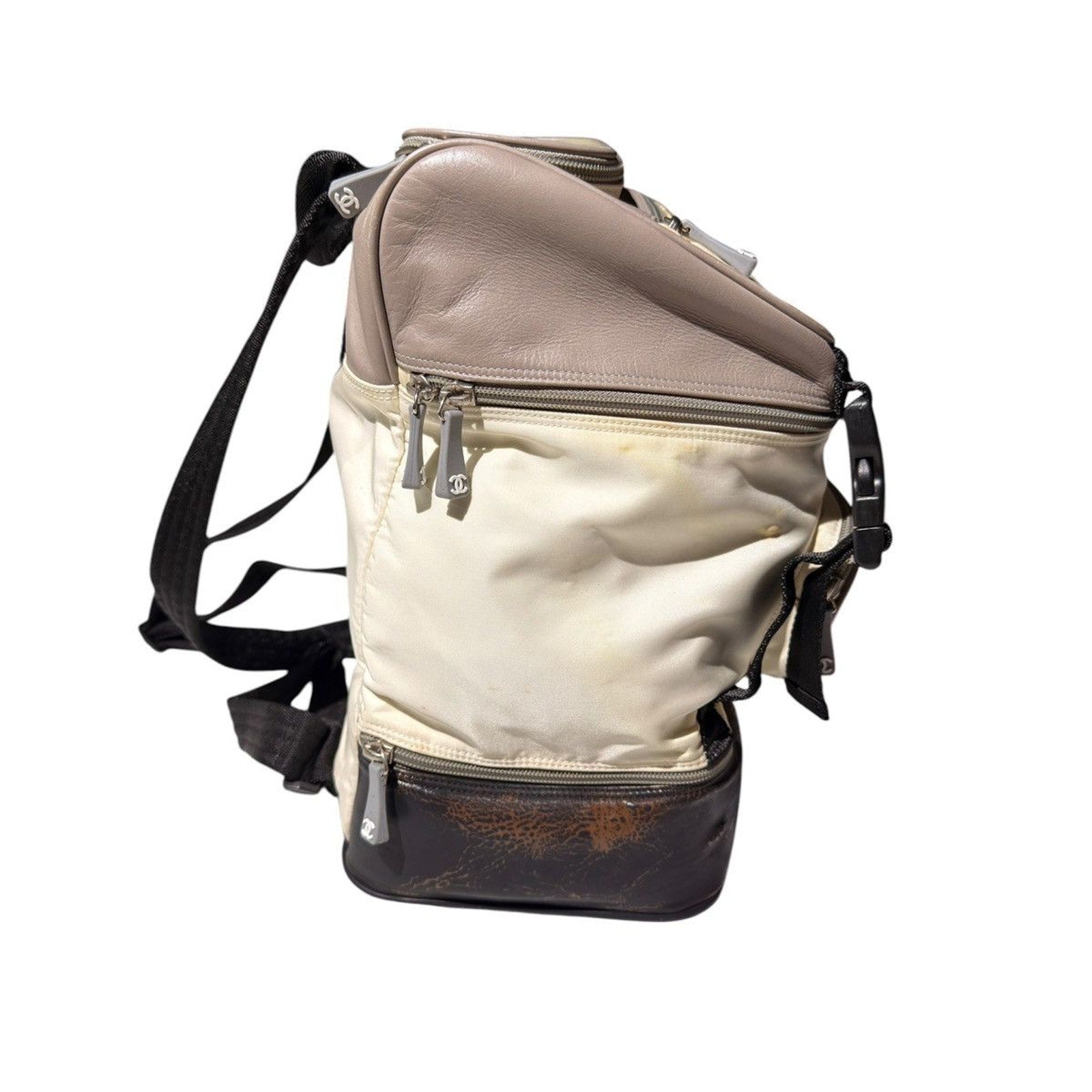 Vintage sport nylon backpack