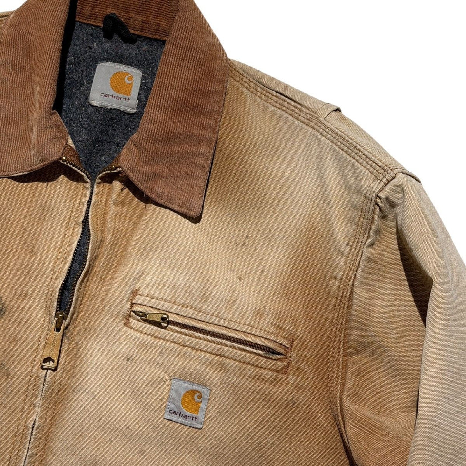Vintage Detroit trucker workwear jacket