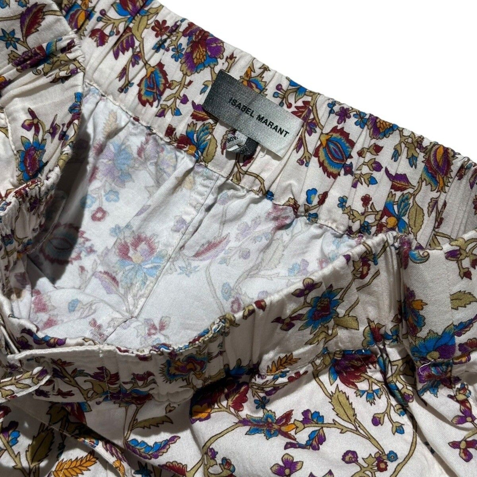 Adjustable Waist floral shorts