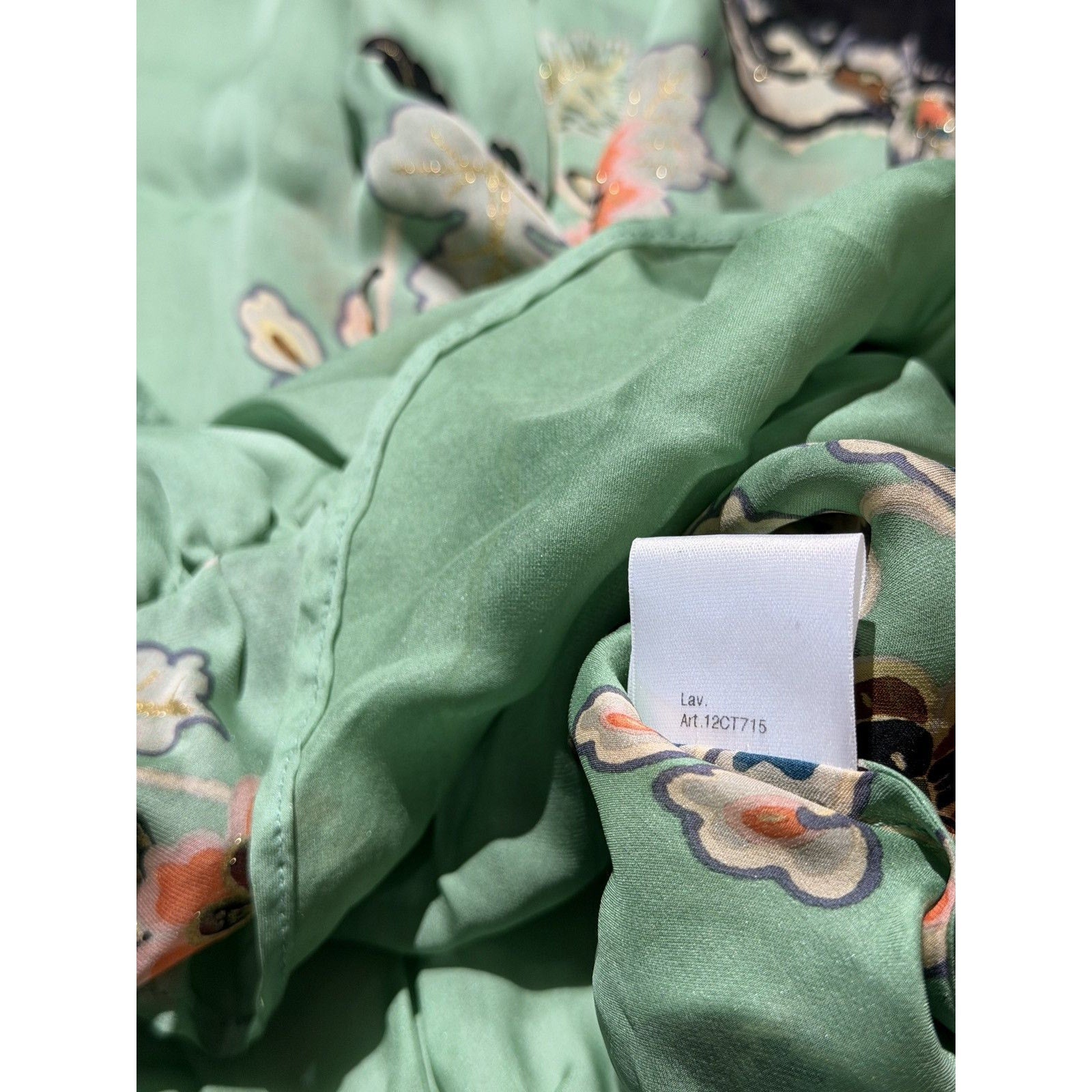SS03 chinoiserie silk blouse