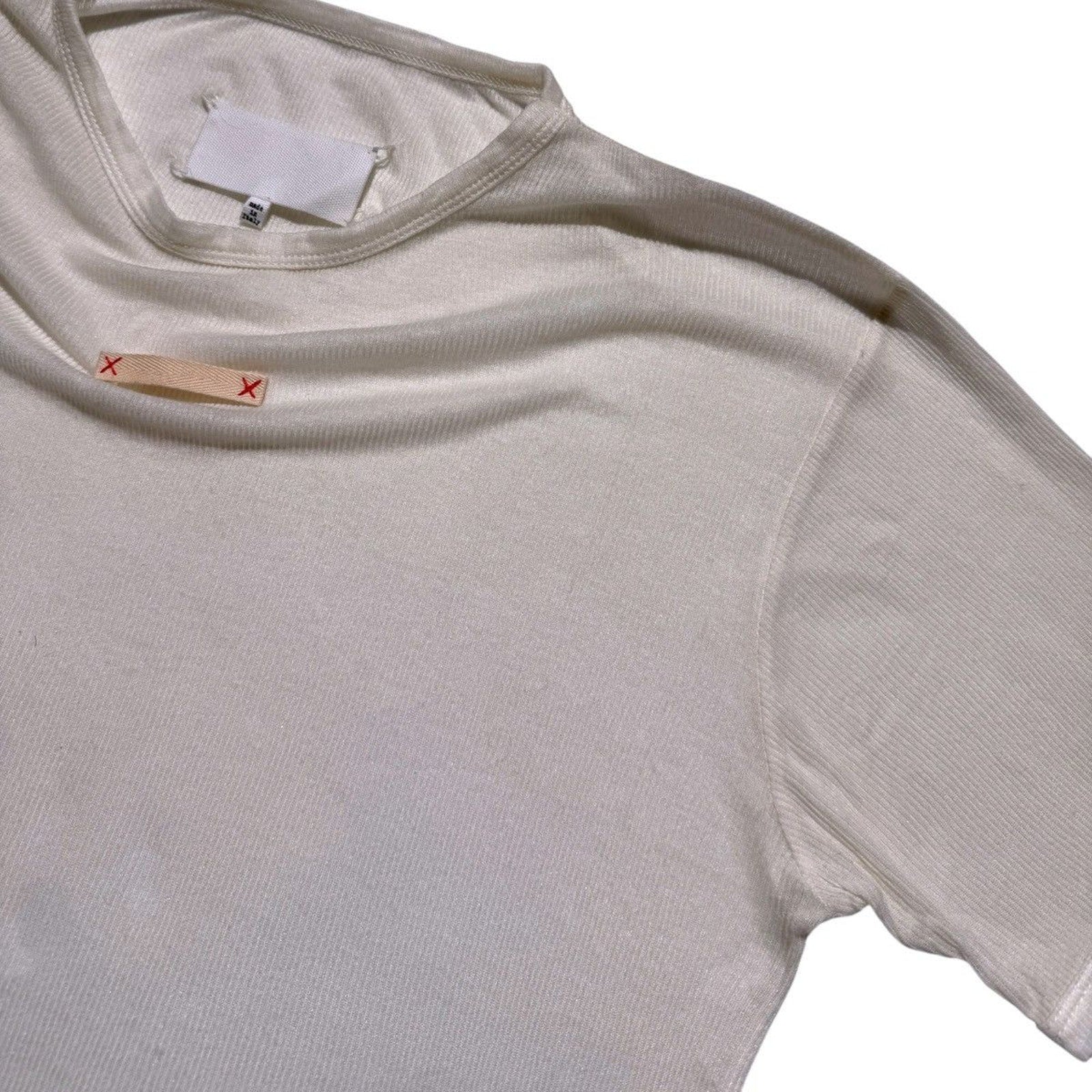 Essential ribbed stretch tee