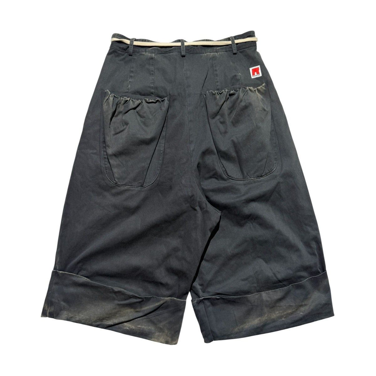Baggy cuffed shorts