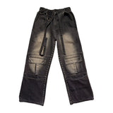 Baggy wide leg denim
