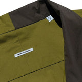 Geometric double layered collar shirt