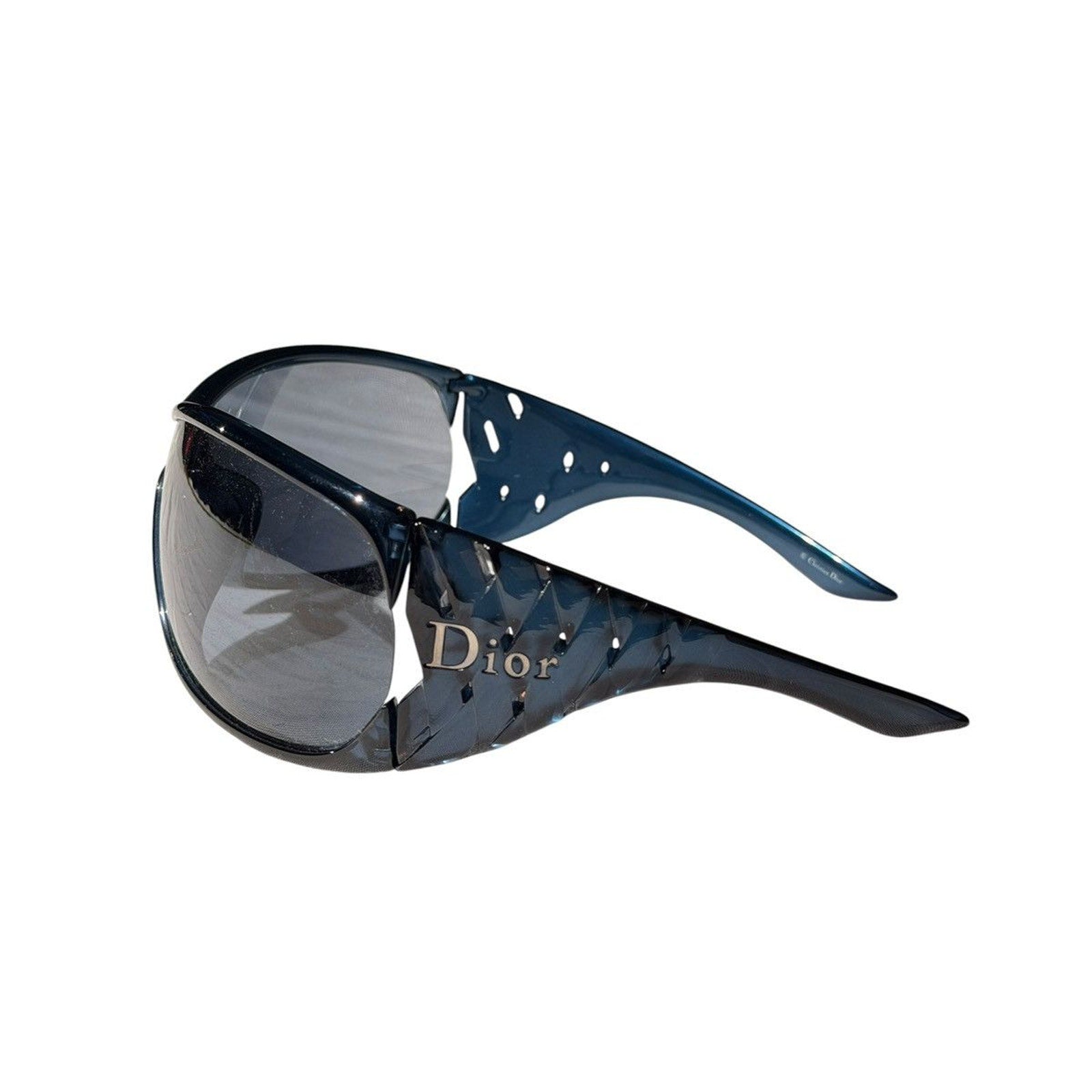 Vintage ribbon shield sunglasses