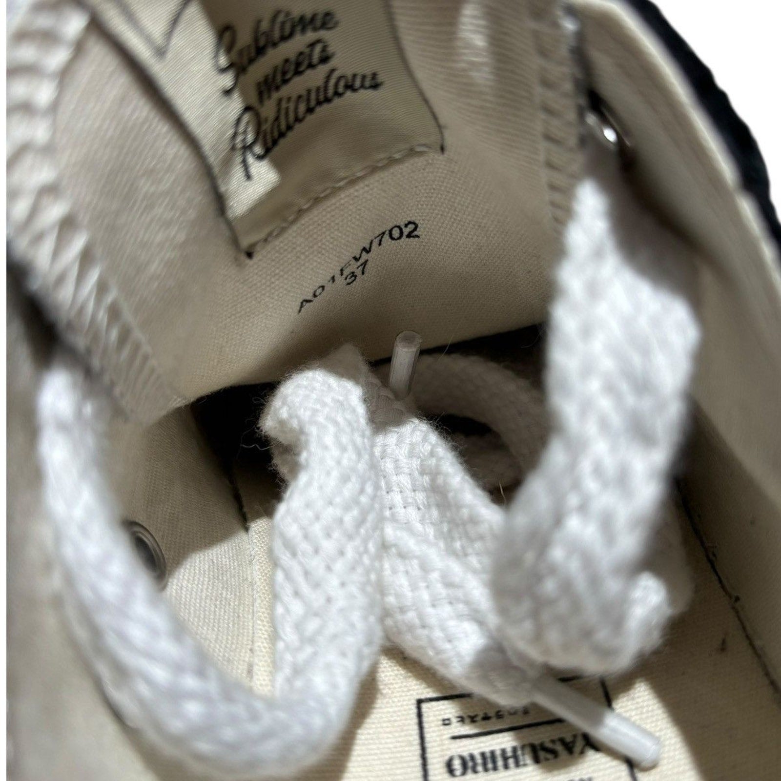 Melted sole converse sneaker