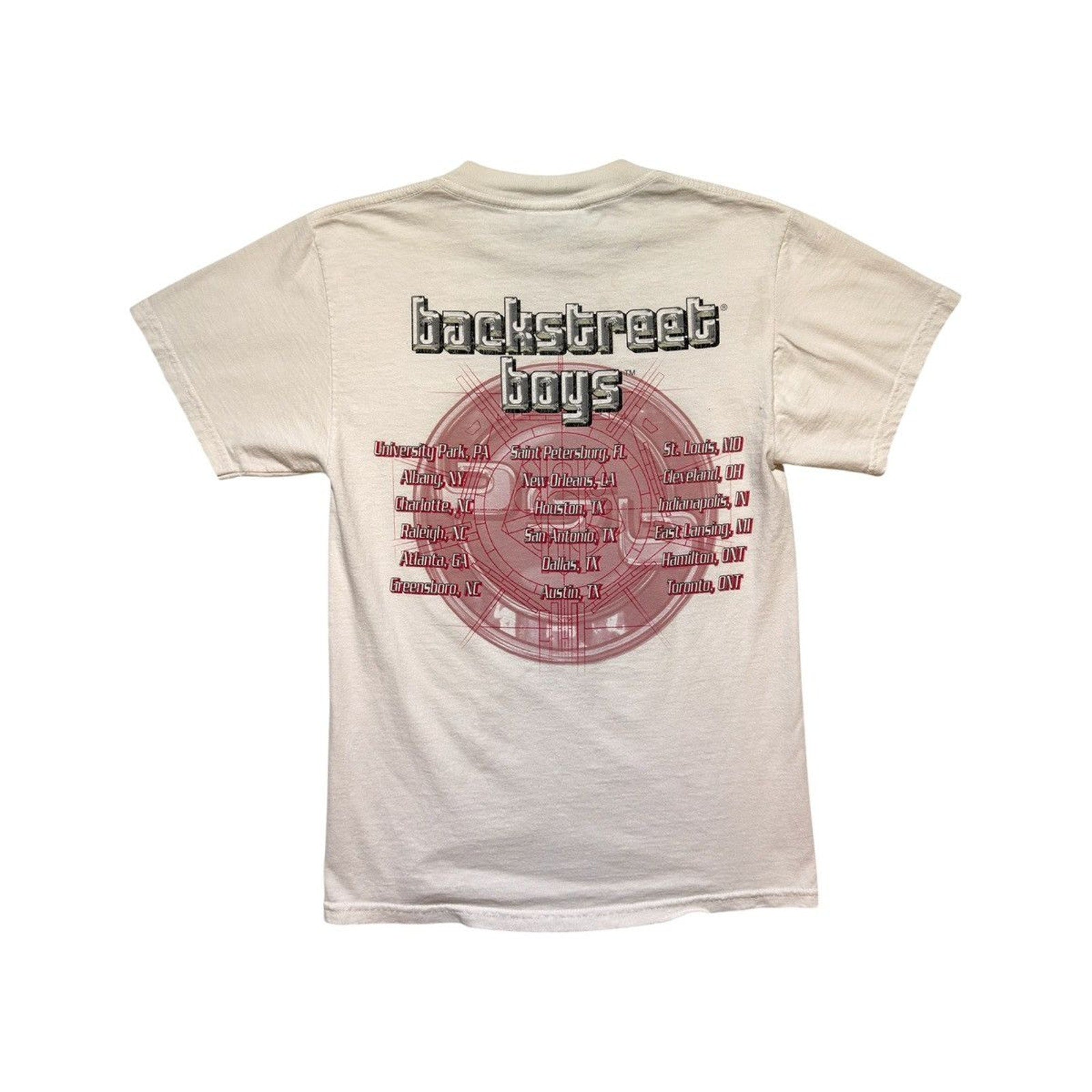 1999 Backstreet boys Millennium tour tee