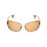 Pink candle gold sunglasses