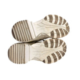 “Worn” look strap sneaker