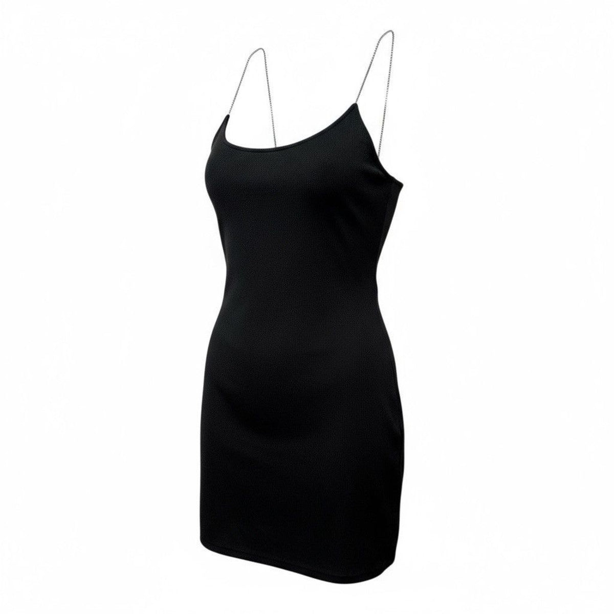 Swavorski crystal strap backless hira dress