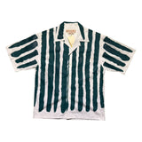SS22 watercolor striped button down