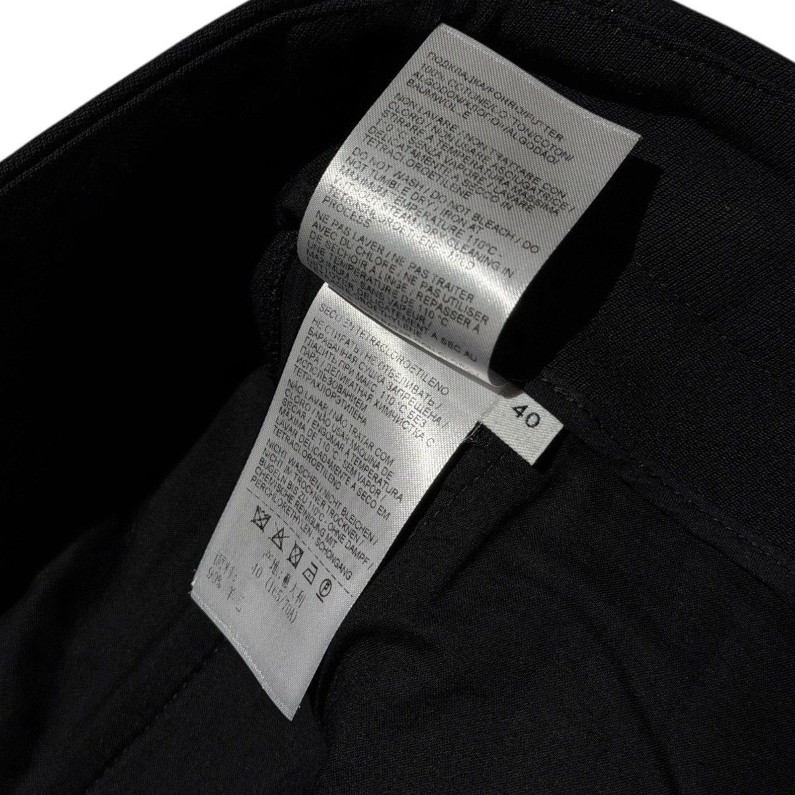 Front zip calvary trouser