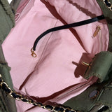 2017 cruise paris-cuba patchwork chevron tote