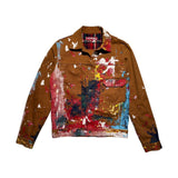 Paint splatter levis collab trucker jacket