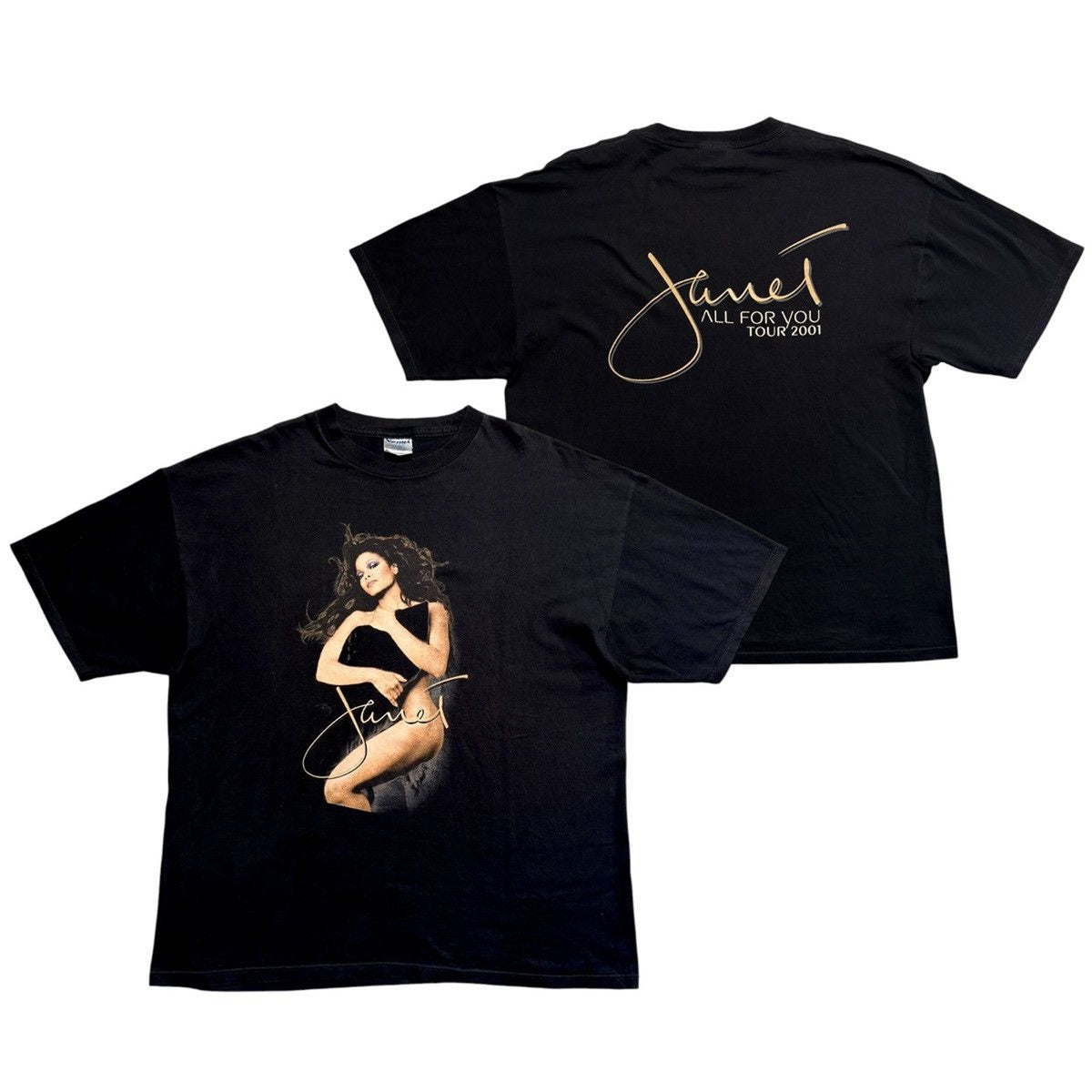 Janet Jackson 2001 all for you tour tee