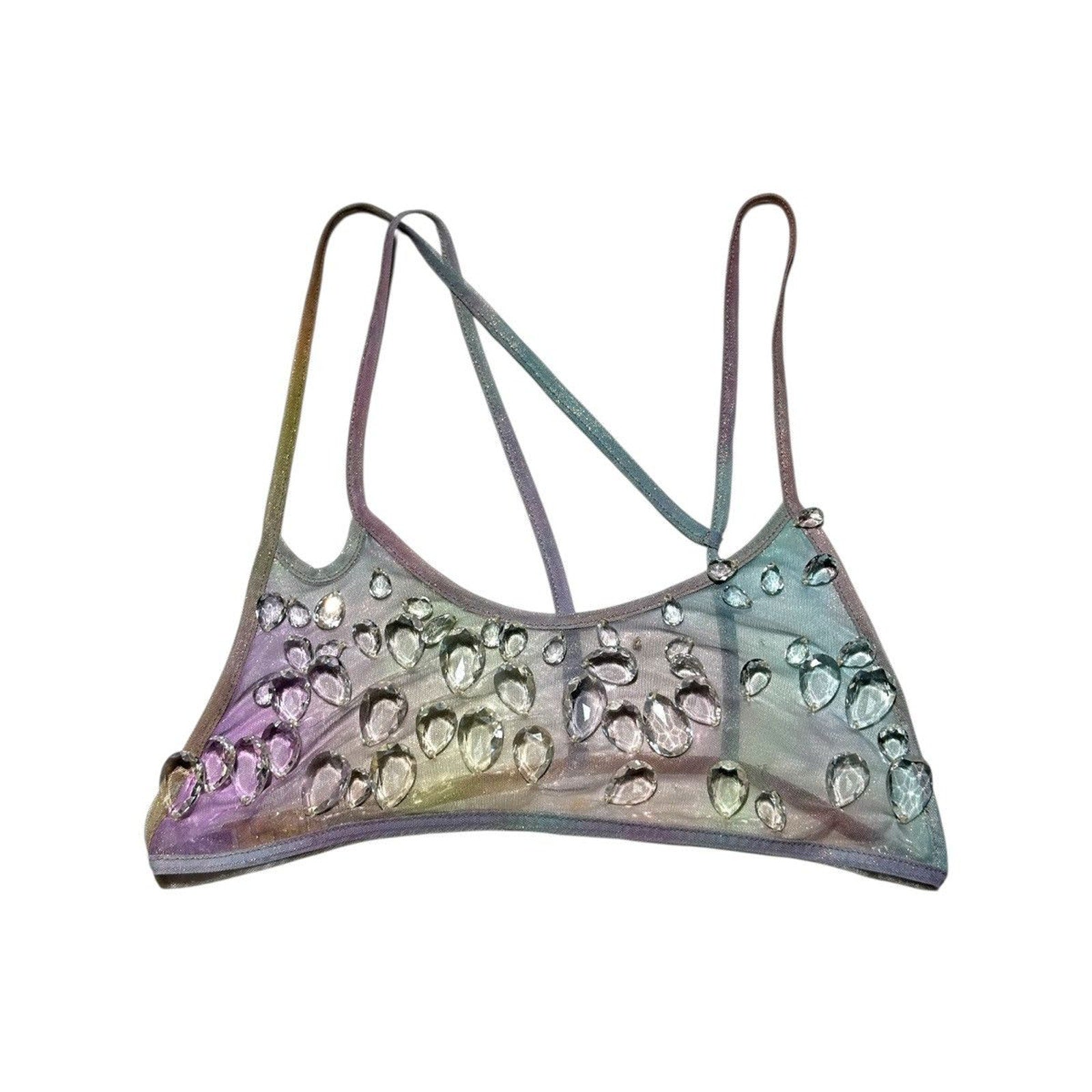 Sita drop crystal mesh 2 piece set