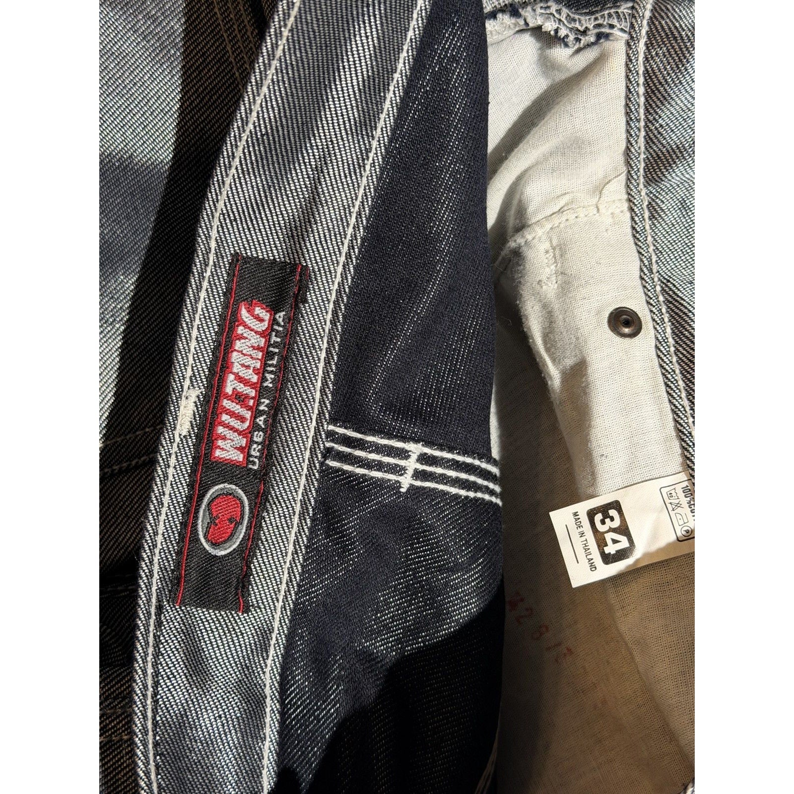 Wu wear logo denim
