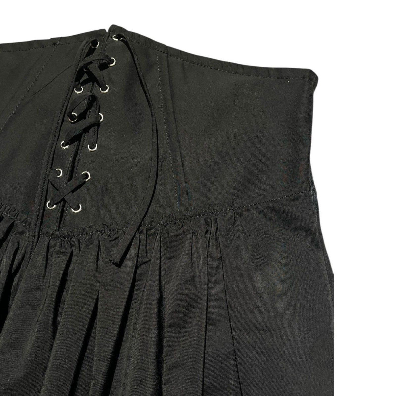 Corset tie maxi skirt