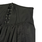 Corset tie maxi skirt