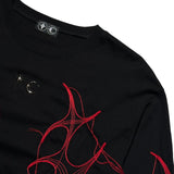 Embroidered hanging thread stitching long sleeve
