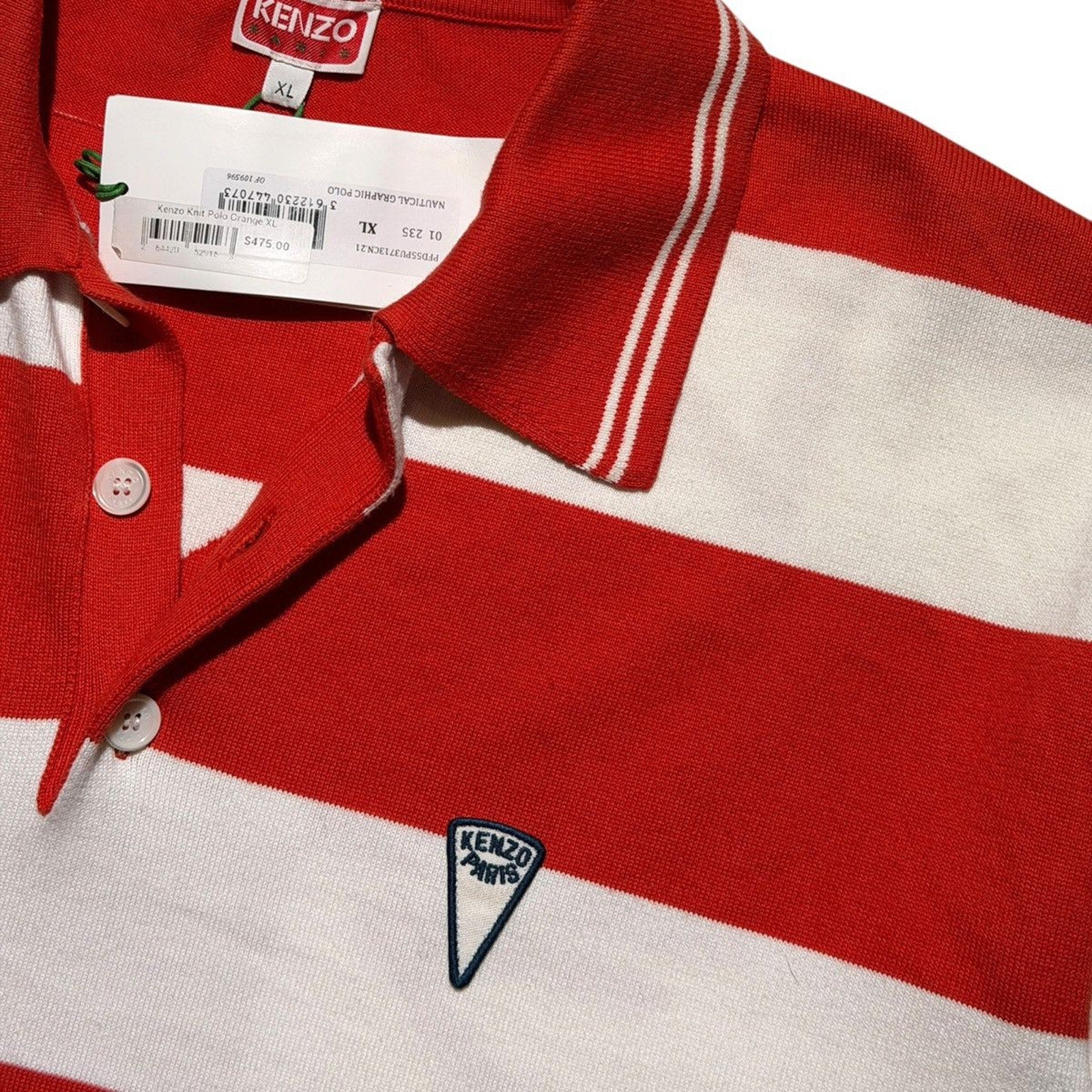 Knit logo polo shirt