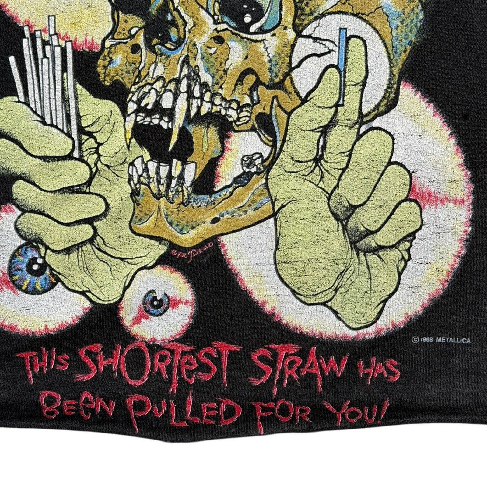 1988 metallic “shortest straw” vintage tee