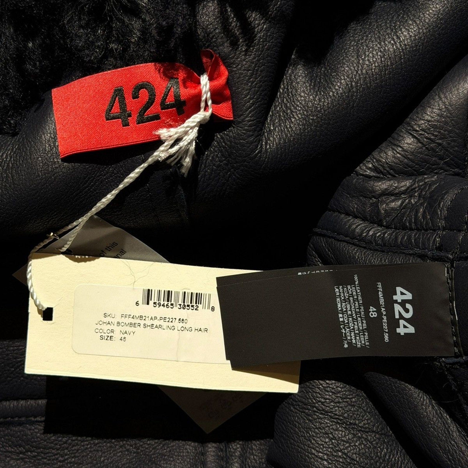 Fur Shearling leather reversible jacket