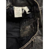 100% aged leather pant