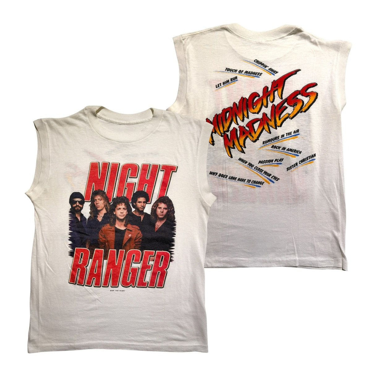 1984 night ranger vintage tank