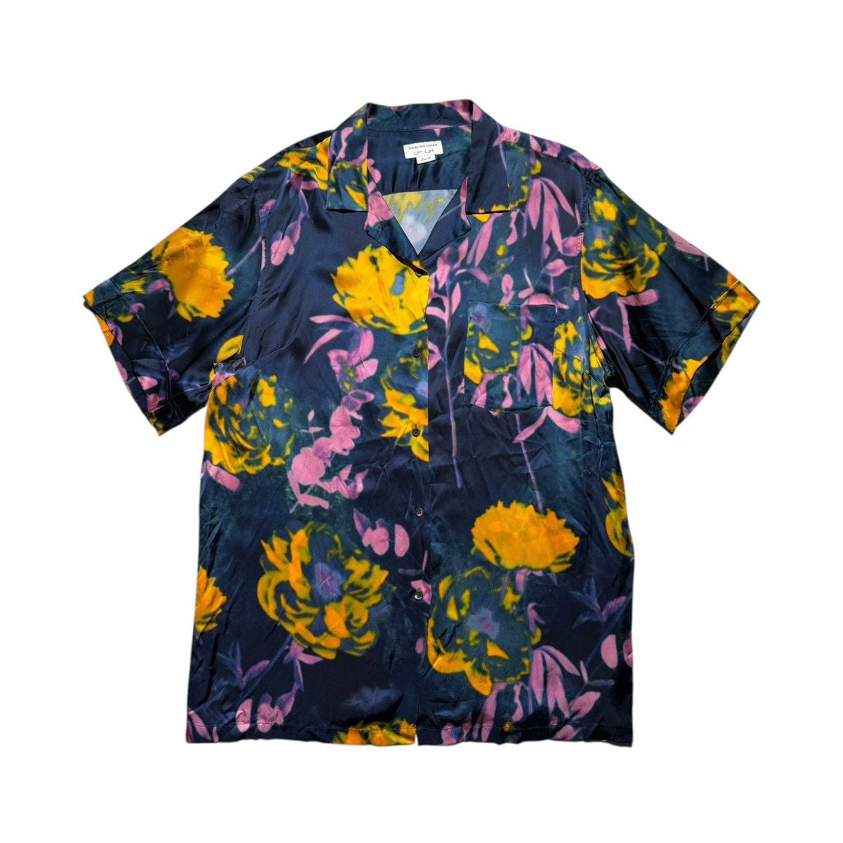Len Lye silk floral shirt