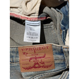 Button leg jeans