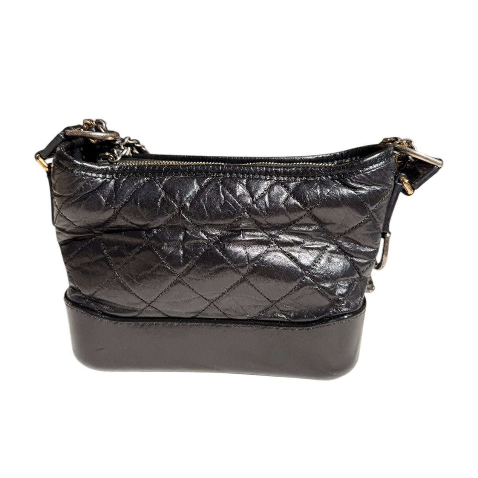 Gabrielle embellished quilted chainlink hobo