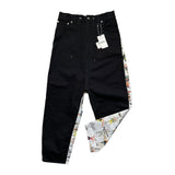 Hybrid paneled denim