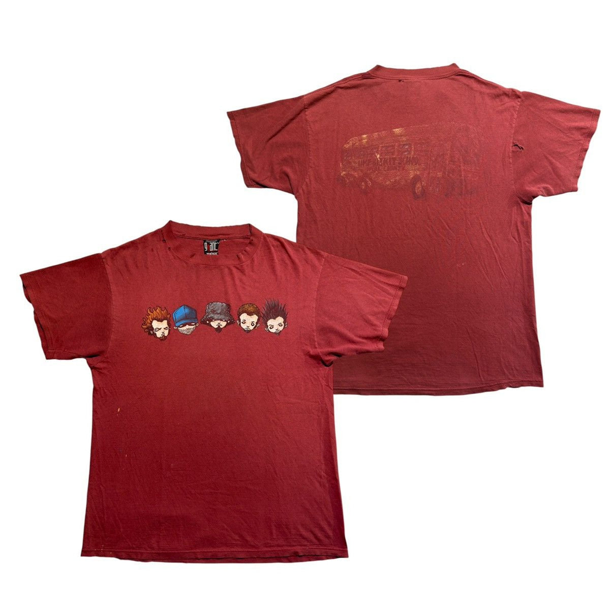 1998 Limp Bizkit school bus tee