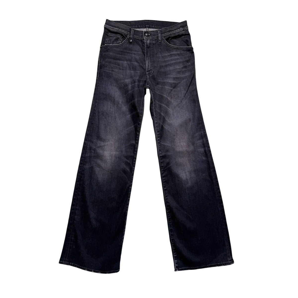 Jane Washed wide leg denim