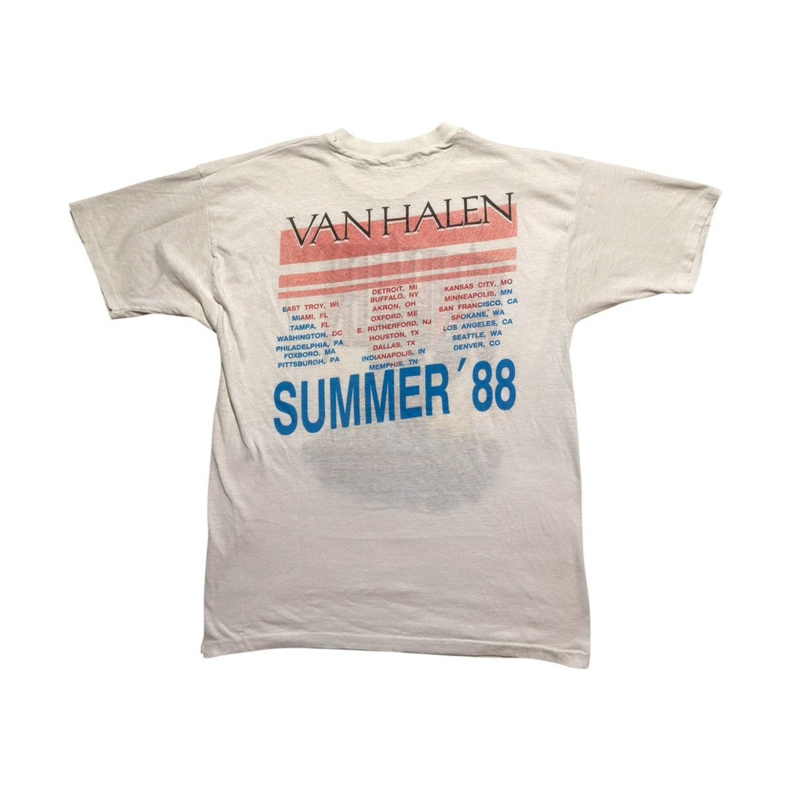 Van Halen 1988 OU812 tour tee