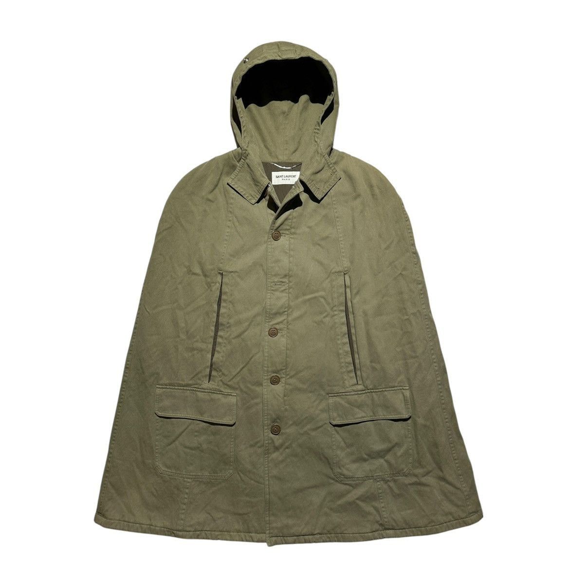 Runway padded poncho cape