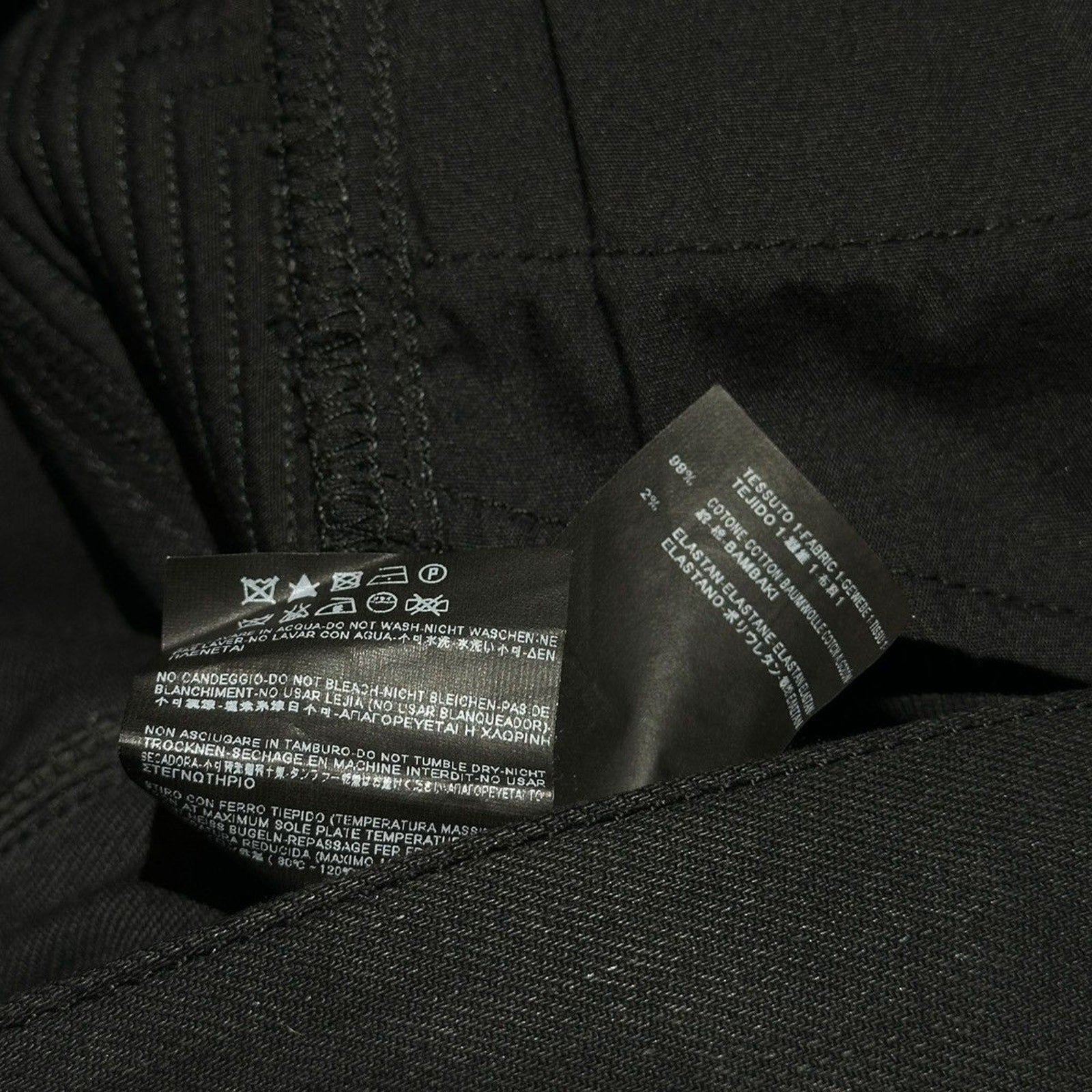 D04 motocycke biker leather zipped denim