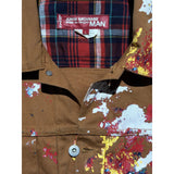 Paint splatter levis collab trucker jacket