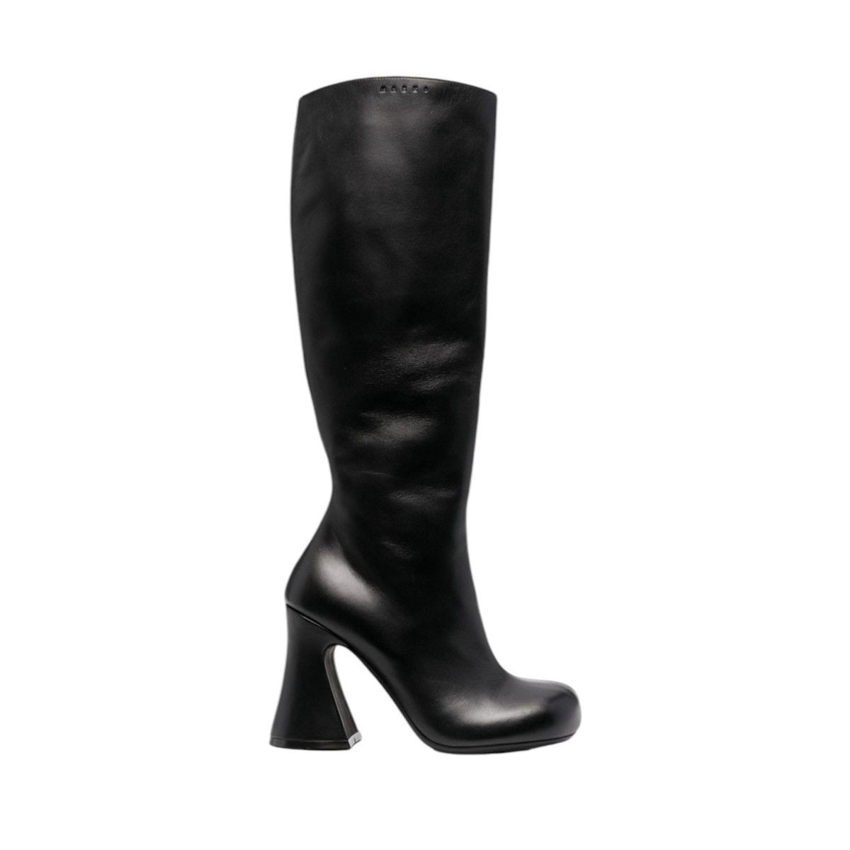 Over the knee leather boot