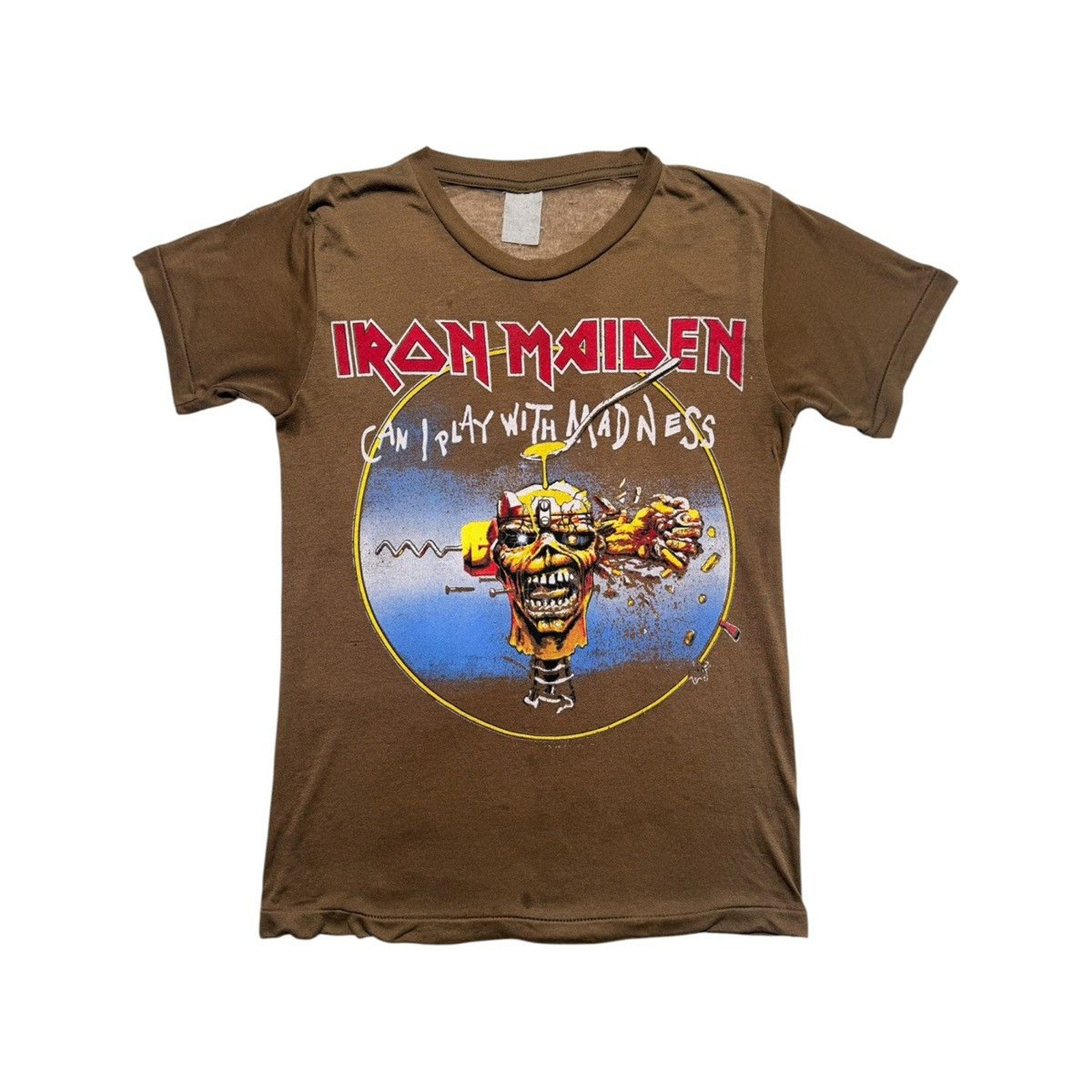 Iron maiden 1988 “play with madness” tee
