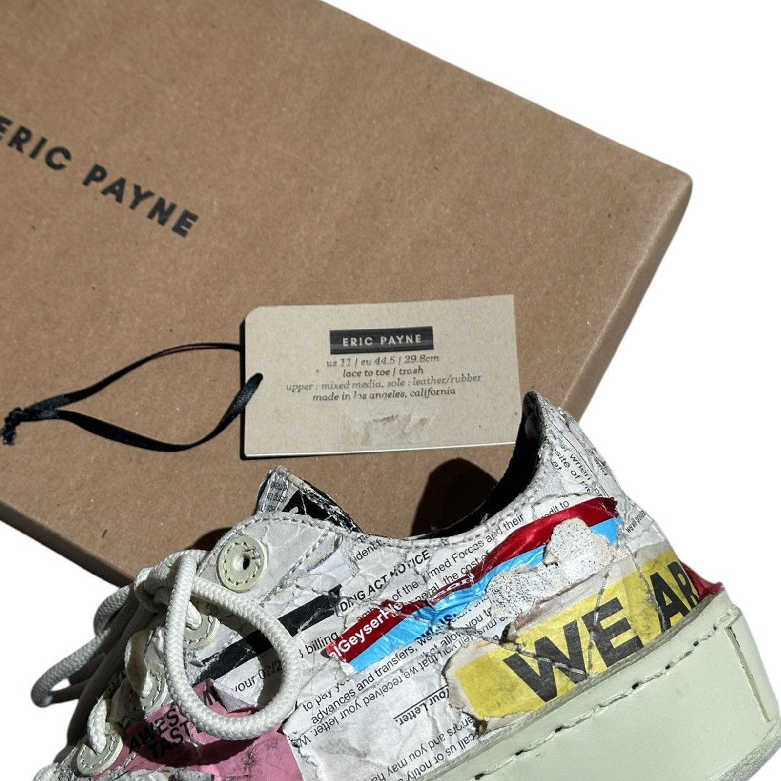 $1,350 custom Trash sneaker