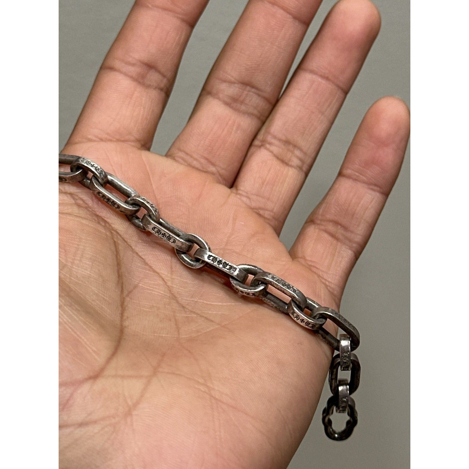 Chrome hearts paper chain bracelet