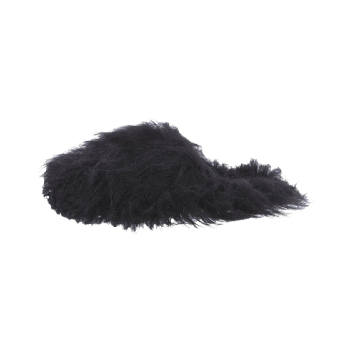 Fur shaggy slip on