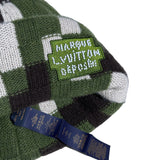 Camouflage beaded marque beanie bonnet