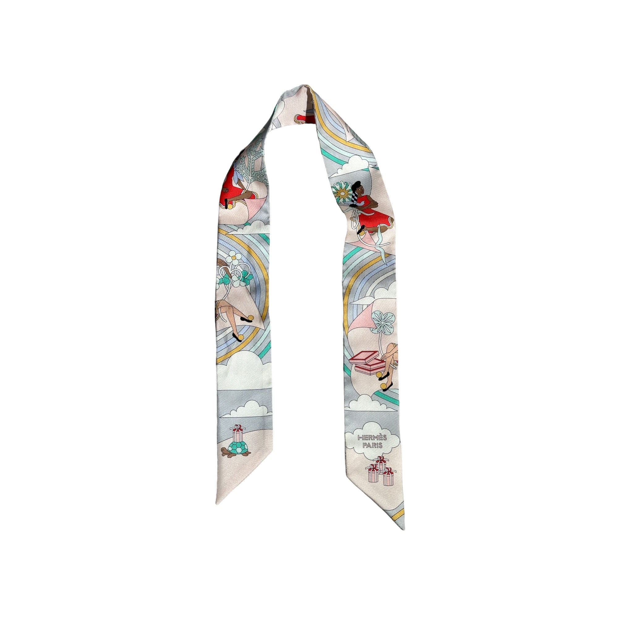 Silk twilly scarf