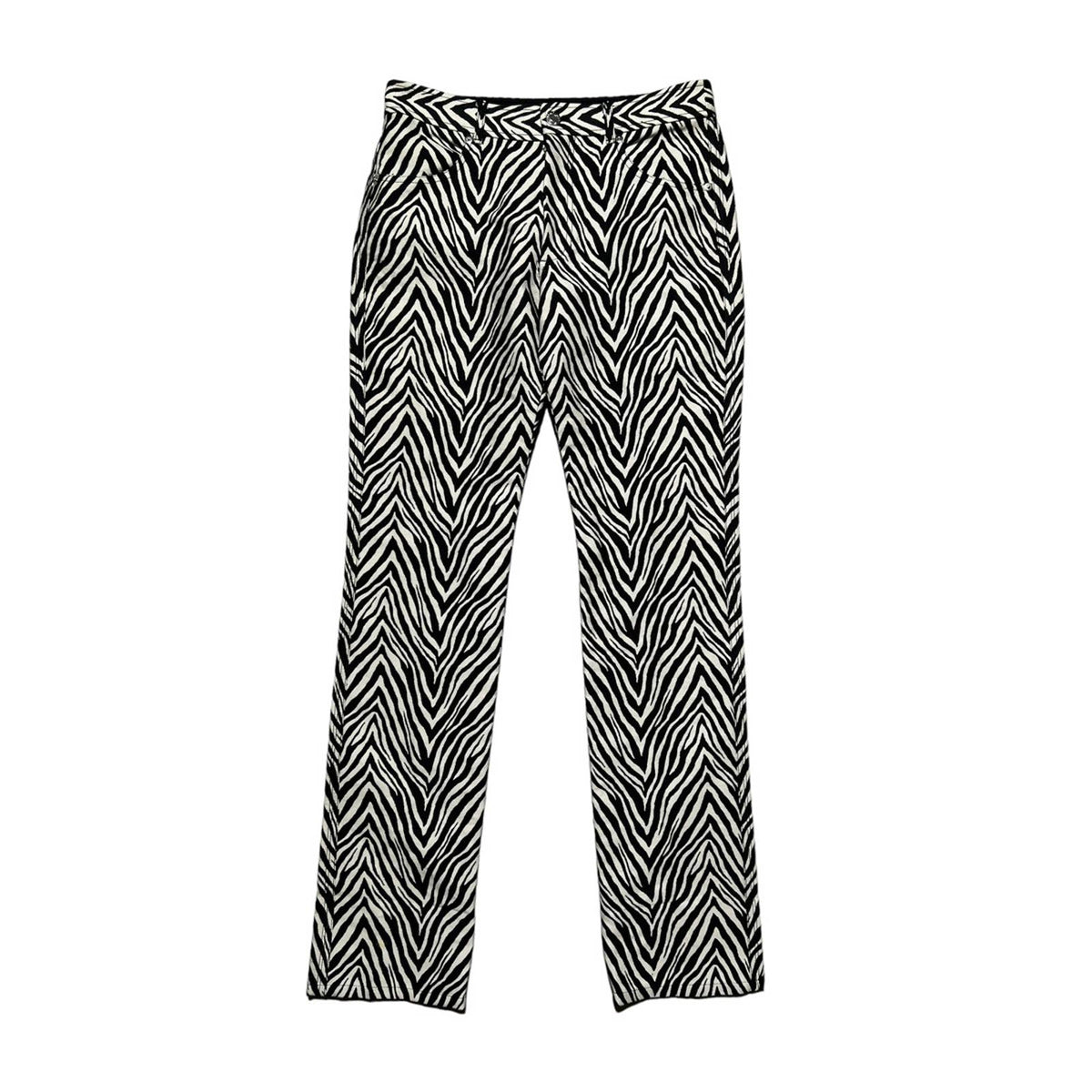 zebra psychedelic denim