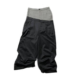 houndstooth double waist layer pant