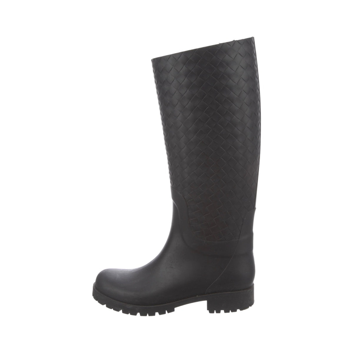 Woven intrecciato rain boot